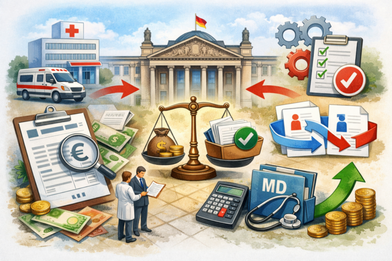 FinanzKommission empfiehlt Stärkung des Prüfverfahrens zur Kontrolle von Krankenhausabrechnungen